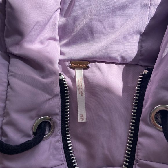 Free People Hailey Puffer Jacket (purple) - Picture 2 of 4